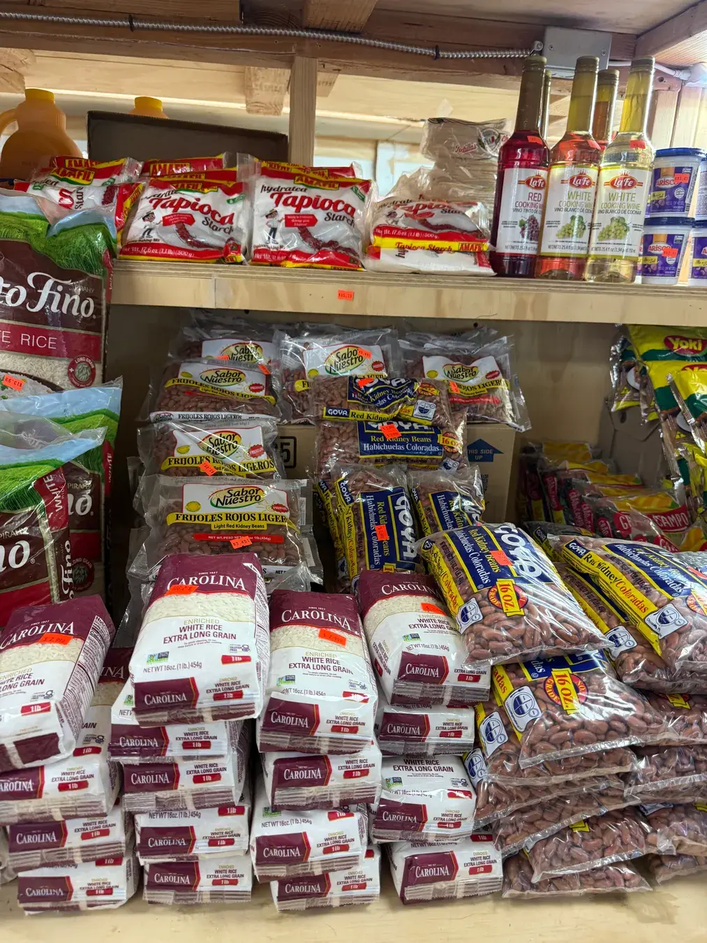 Neighborhood grocery shopping experience